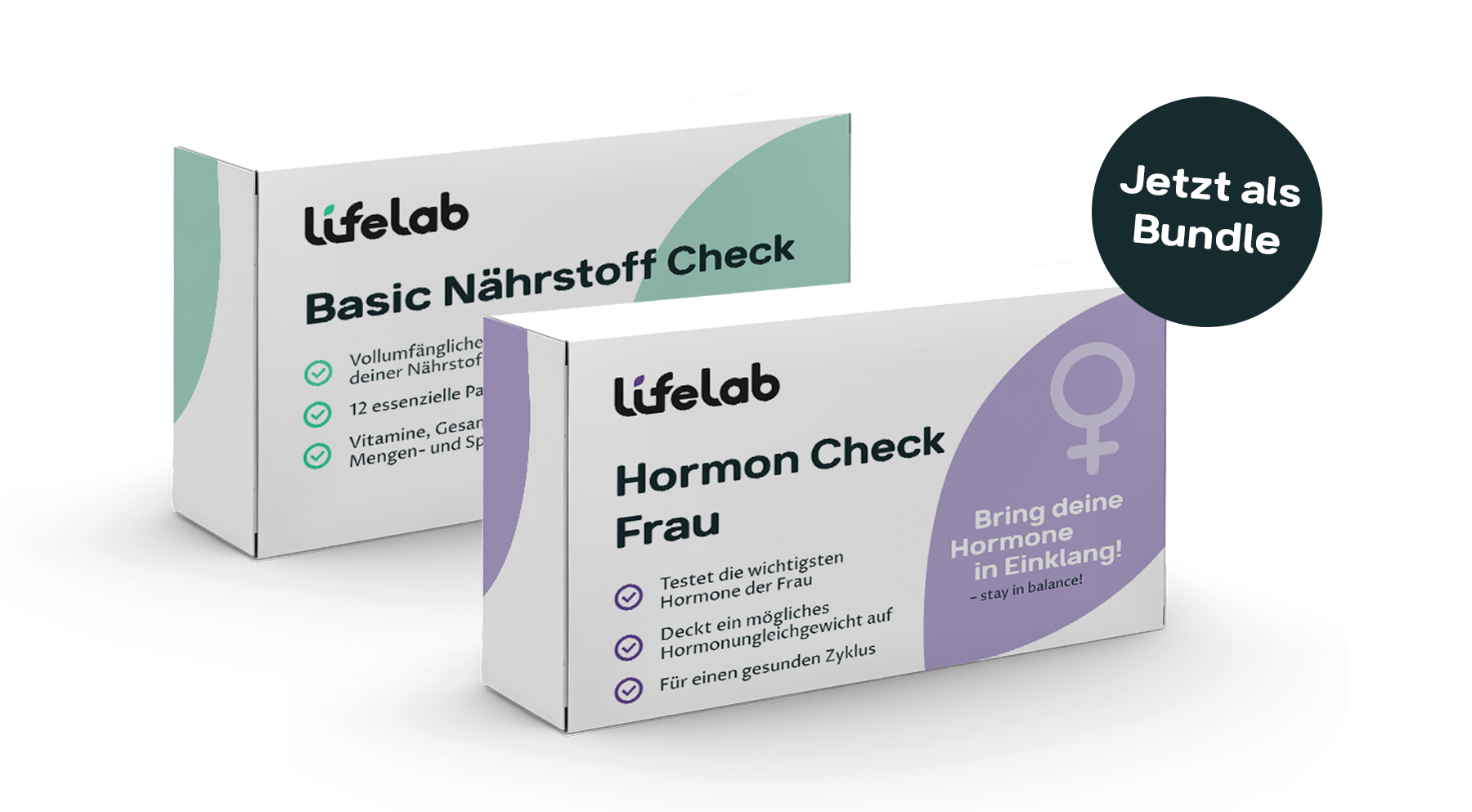 Bundle Hormon Check Frau & Basic Nährstoff Check